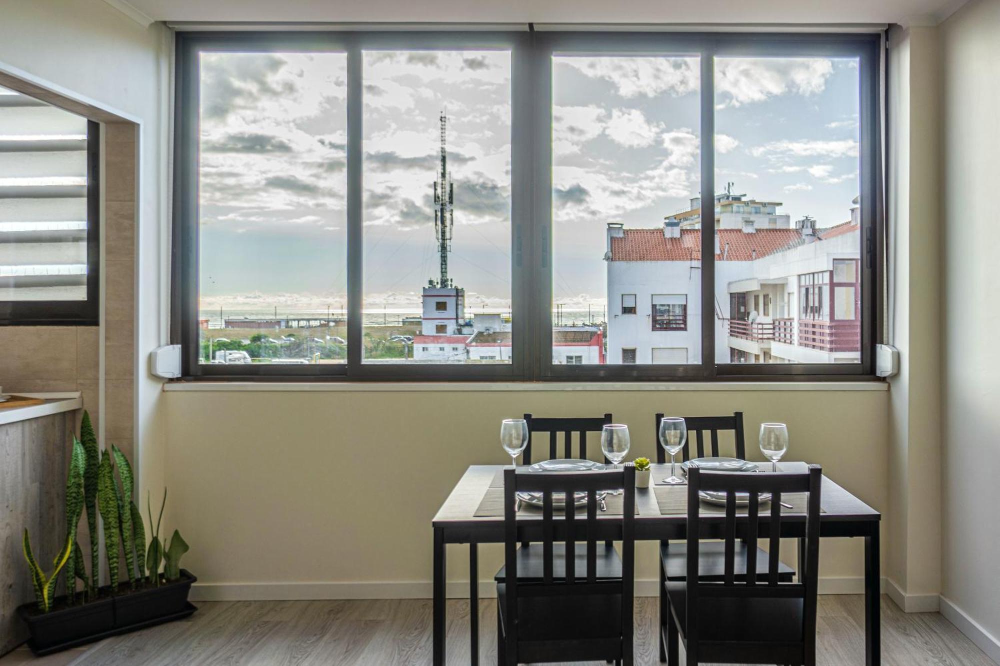 Beach Apartment W/Ocean View Costa de Caparica Eksteriør billede